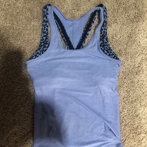 Blue lululemon tank size 4